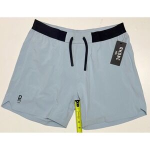 Rhone 6" Base Training Short Unlined Arctic Blue Mens Large 101719-042-L NWT